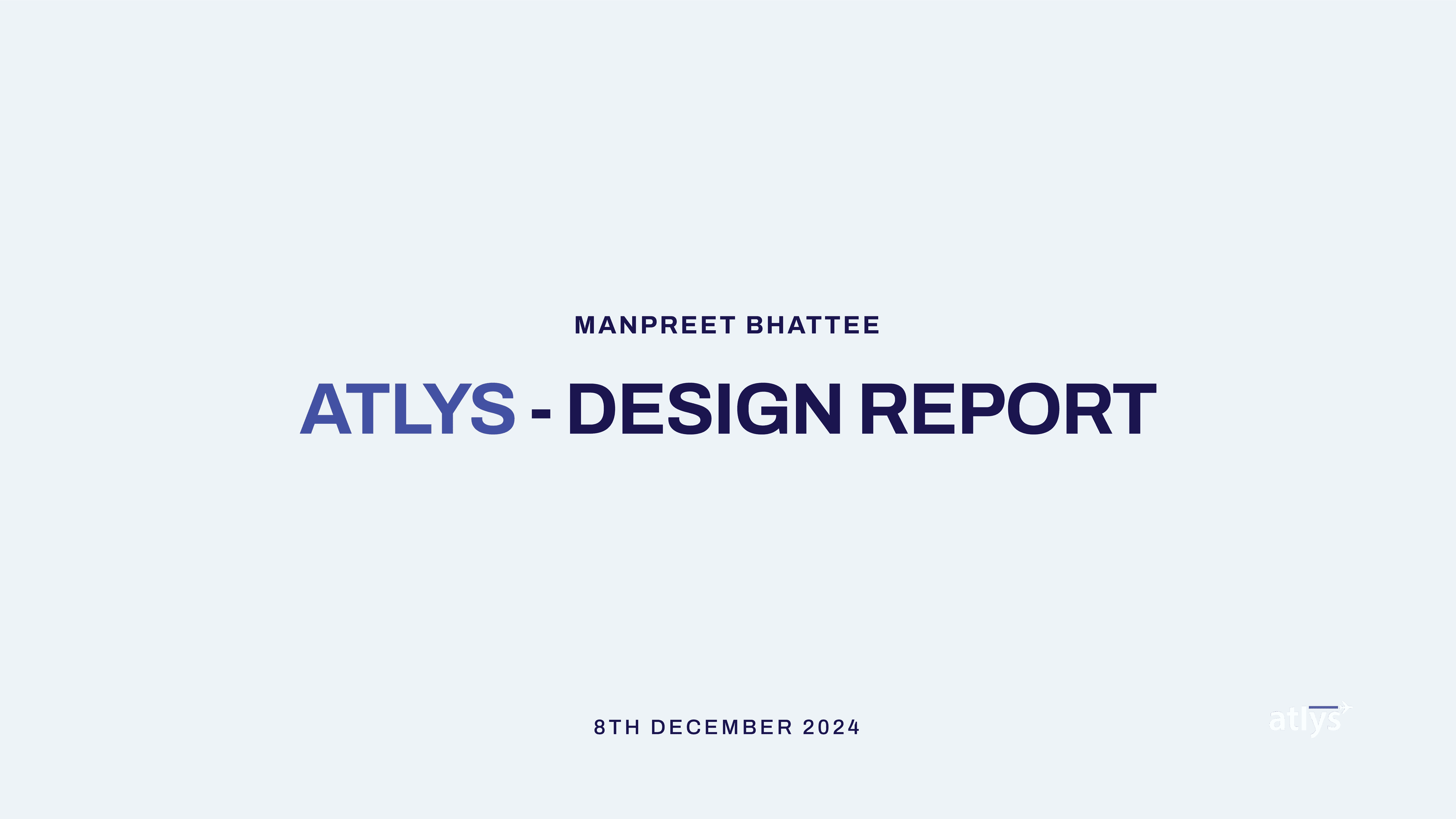 ATLYS interface preview